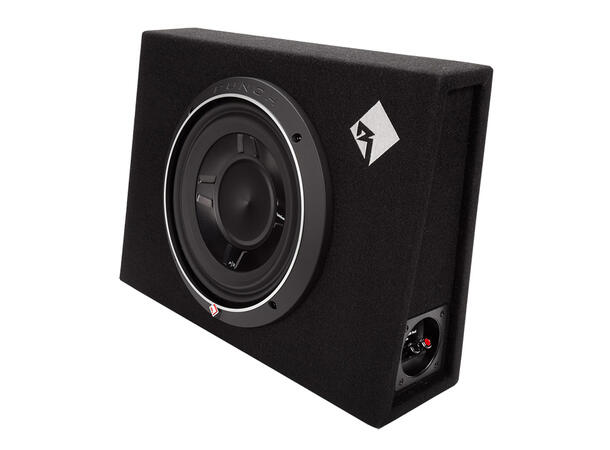 Rockford Fosgate Basskasse, Singel 10" Punch Stage 3 Slimkasse i MDF, 300/600W